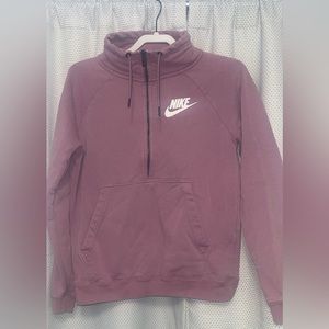 Nike Women’s Half Zip Sweatshirt Pink